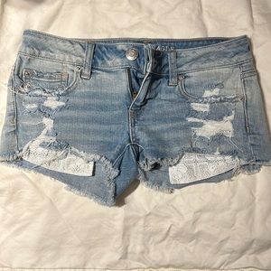 American eagle denim shorts